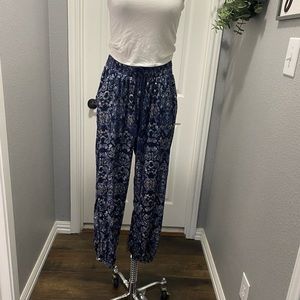 Satin jogger style pant .